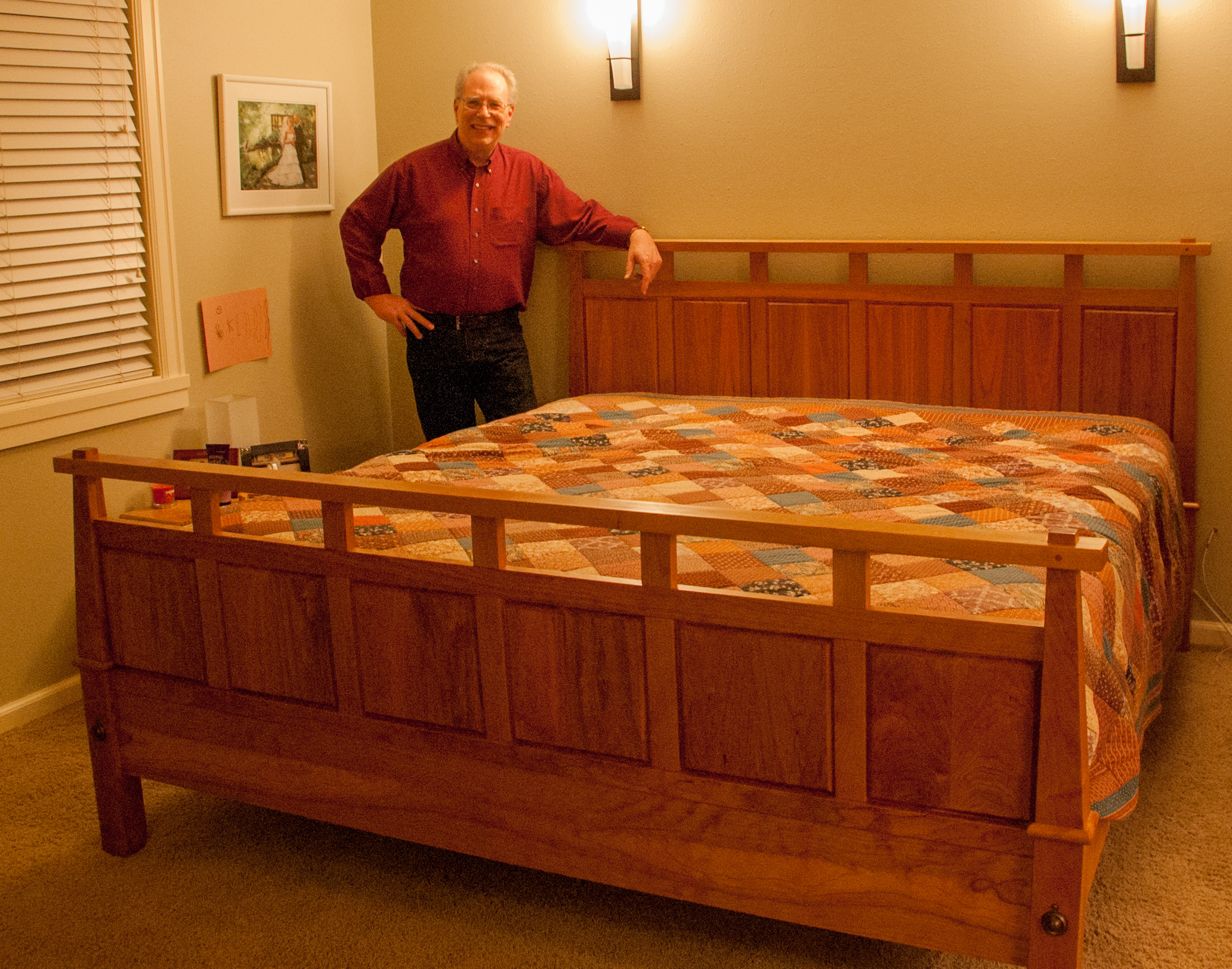 fine woodworking bed designs